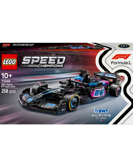 LEGO® Speed Champions BWT Alpine F1® Team A524 Race Car Toy Vehicle 77248