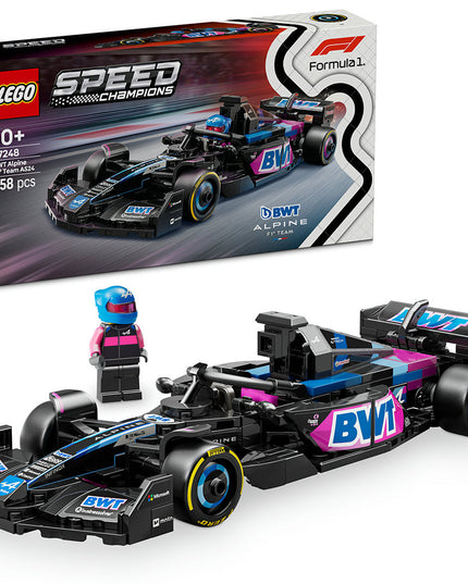 LEGO® Speed Champions BWT Alpine F1® Team A524 Race Car Toy Vehicle 77248