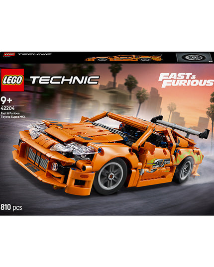 LEGO® Technic™ Fast and Furious Toyota Supra MK4 Toy Car Model Kit 42204