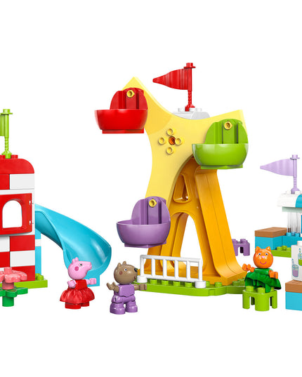 LEGO® DUPLO® Peppa Pig Funfair Pretend-Play Amusement Park Toddler Toy 10453