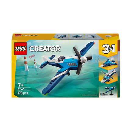 LEGO® Creator 3-in-1 Aircraft: Race Plane Toy for Kids 31160