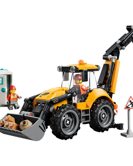 LEGO® City Yellow Backhoe Loader - Construction Toy 60480