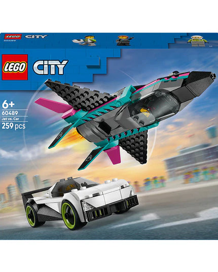 LEGO® City Jet vs Car 60489