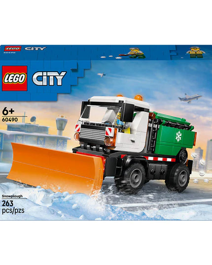 LEGO® City Snowplough Truck Toy Vehicle with Minifigure 60490