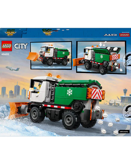 LEGO® City Snowplough Truck Toy Vehicle with Minifigure 60490