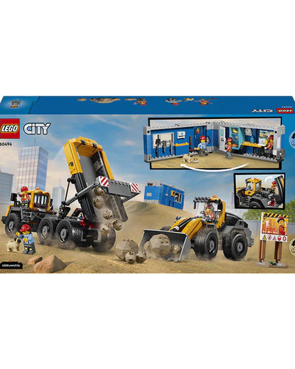LEGO® City Dump Truck & Front End Loader Construction Toy 60494
