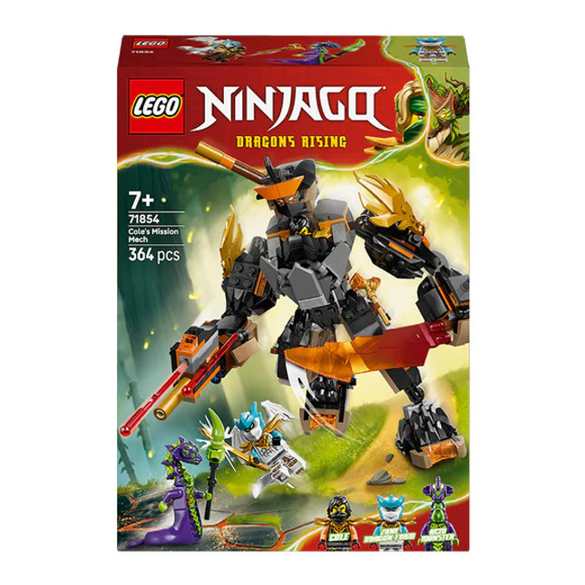 LEGO® Ninjago Cole's Mission Mech & Dragon Zane 71854