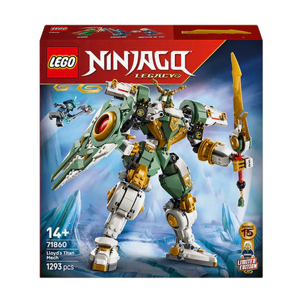 LEGO® NINJAGO® Lloyd's Titan Mech 15th Anniversary Toy Model Building Kit 71860