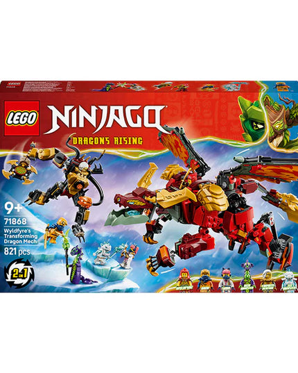 LEGO® NINJAGO® Wyldfyre's Transforming Dragon Mech 71868
