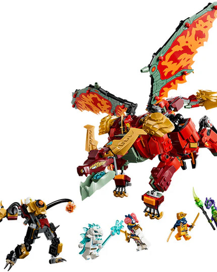 LEGO® NINJAGO® Wyldfyre's Transforming Dragon Mech 71868