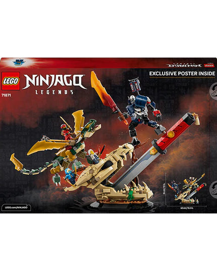 LEGO® NINJAGO® Battle at the Dragon’s Blade Display 71871