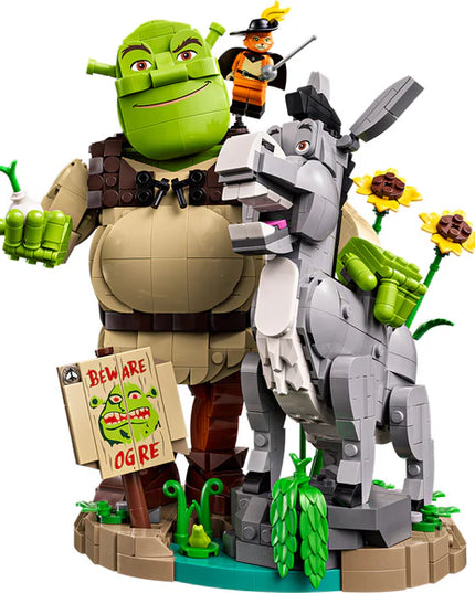 LEGO® Shrek: Shrek - Donkey & Puss in Boots Figure Kit 72423
