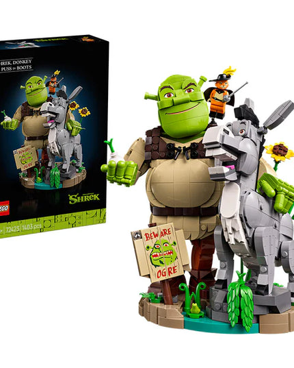 LEGO® Shrek: Shrek - Donkey & Puss in Boots Figure Kit 72423