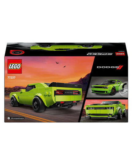 LEGO® Speed Champions Dodge Challenger SRT Hellcat Sports Car Toy 77237