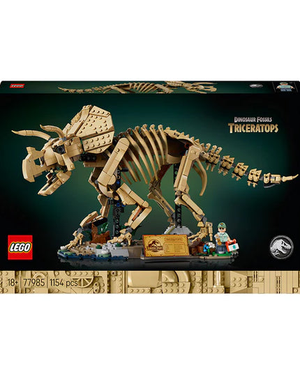 LEGO® Jurassic World Dinosaur Fossils: Triceratops Model Building Kit 77985