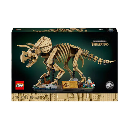 LEGO® Jurassic World Dinosaur Fossils: Triceratops Model Building Kit 77985
