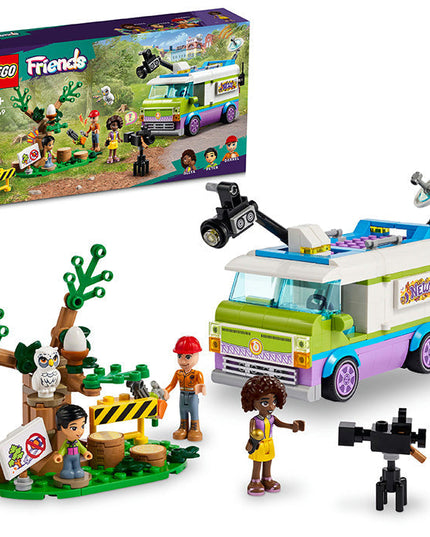 LEGO® Friends Newsroom Van Building Toy Set 41749