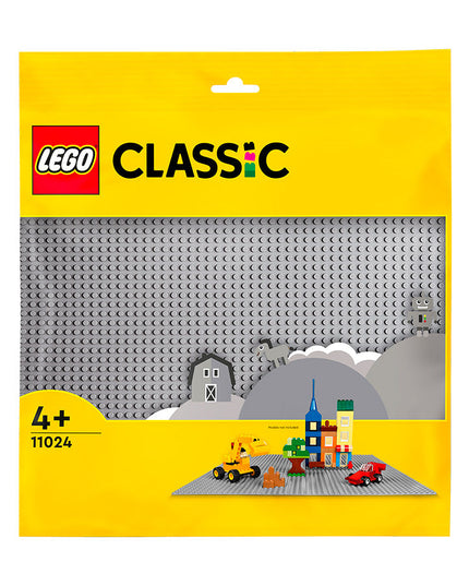 LEGO® Classic Grey Baseplate Building Kit for Kids 11024