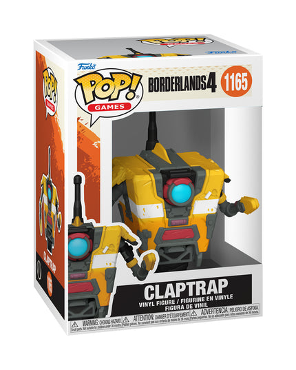 FUNKO POP! GAMES BORDERLANDS 4-CLAPTRAP