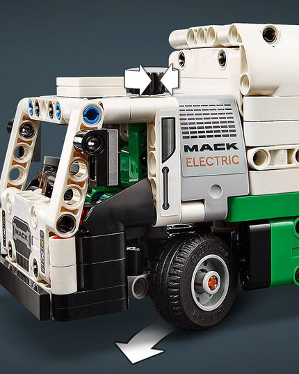 LEGO® Technic™ Mack LR Electric Garbage Truck Vehicle Toy 42167