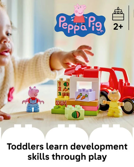 LEGO® DUPLO® Peppa Pig Tractor and Market Building Toy 10468