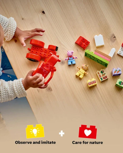 LEGO® DUPLO® Peppa Pig Tractor and Market Building Toy 10468