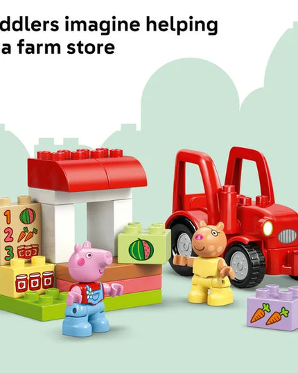 LEGO® DUPLO® Peppa Pig Tractor and Market Building Toy 10468