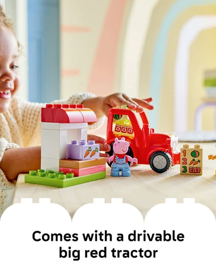 LEGO® DUPLO® Peppa Pig Tractor and Market Building Toy 10468