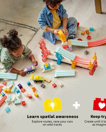 LEGO® DUPLO® Town 3 in 1 Creative Ramps with Vehicles 10478