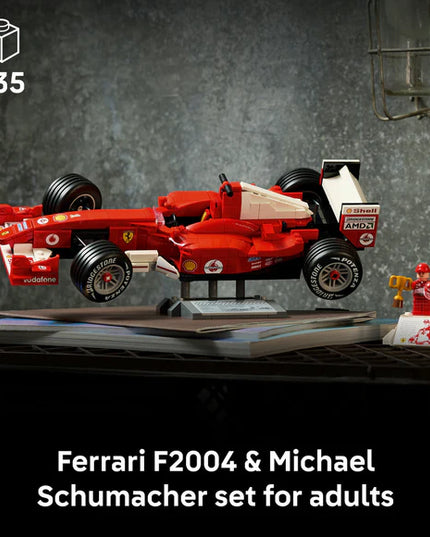 LEGO® ICONS™ Ferrari F2004 & Michael Schumacher 11375
