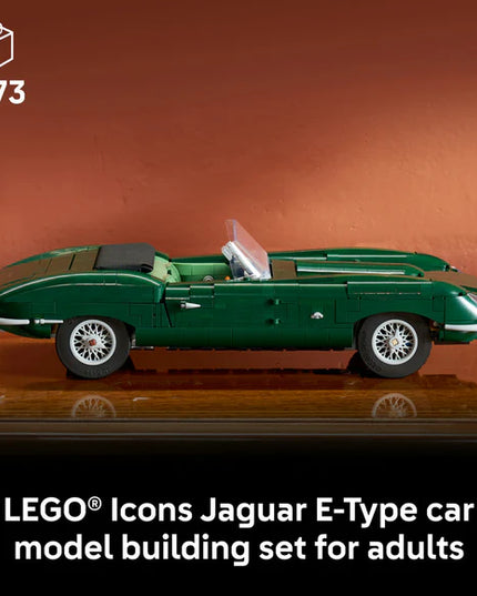 LEGO® Icons Jaguar E-Type - Classic Sports Car Model 11381