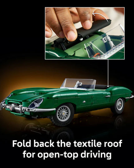 LEGO® Icons Jaguar E-Type - Classic Sports Car Model 11381
