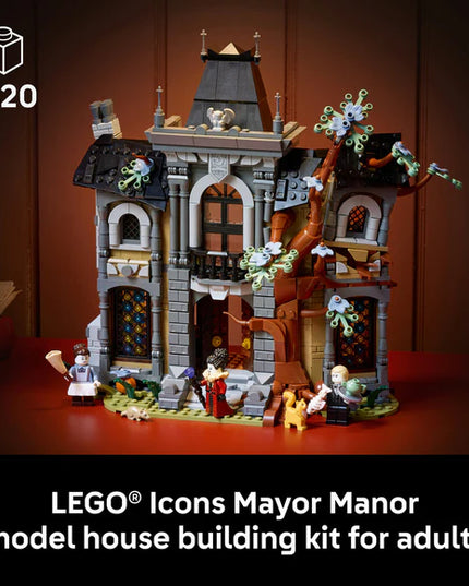 LEGO® Icons Mayor Manor Eerie Mansion Decor Kit 11383