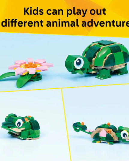 LEGO® Creator 3-in-1 Turtle with a Water Lily Flower 31377