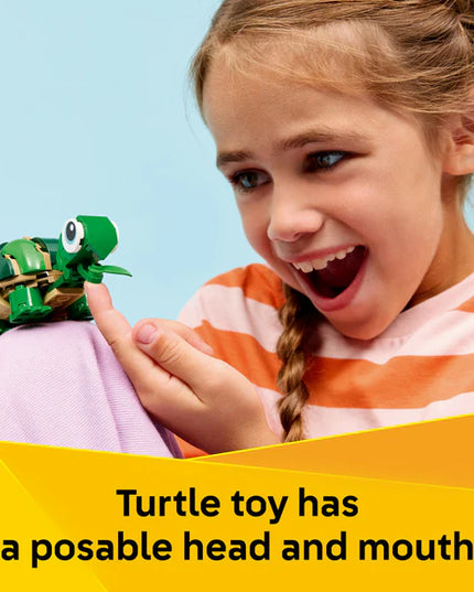 LEGO® Creator 3-in-1 Turtle with a Water Lily Flower 31377