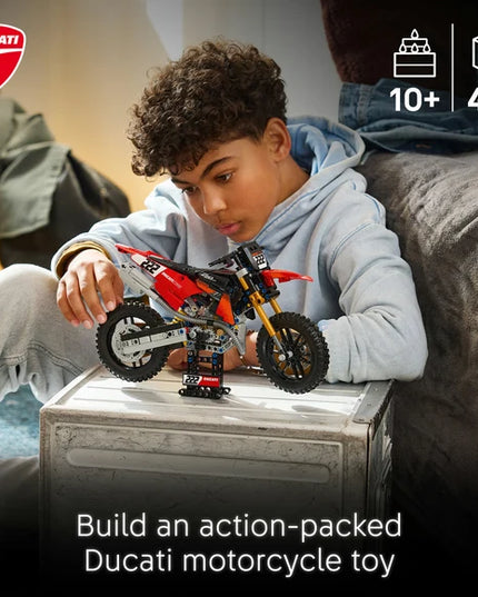 LEGO® Technic™ Ducati Desmo450 MX Factory Motorcycle 42238