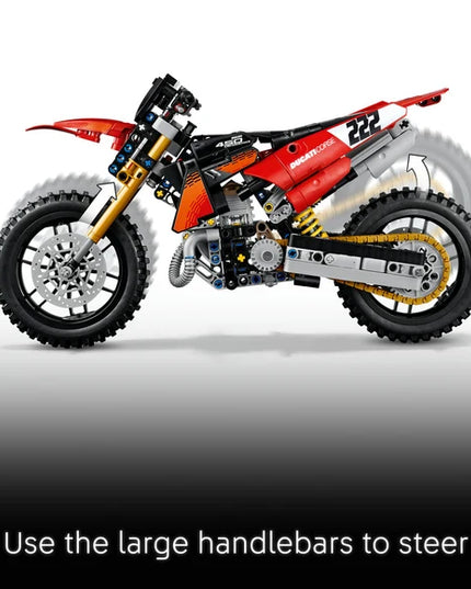 LEGO® Technic™ Ducati Desmo450 MX Factory Motorcycle 42238