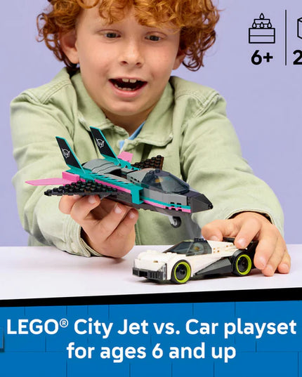 LEGO® City Jet vs Car 60489