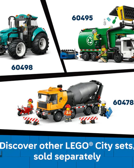 LEGO® City Snowplough Truck Toy Vehicle with Minifigure 60490