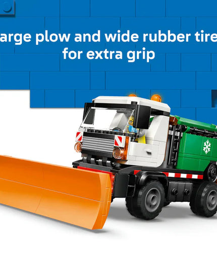 LEGO® City Snowplough Truck Toy Vehicle with Minifigure 60490