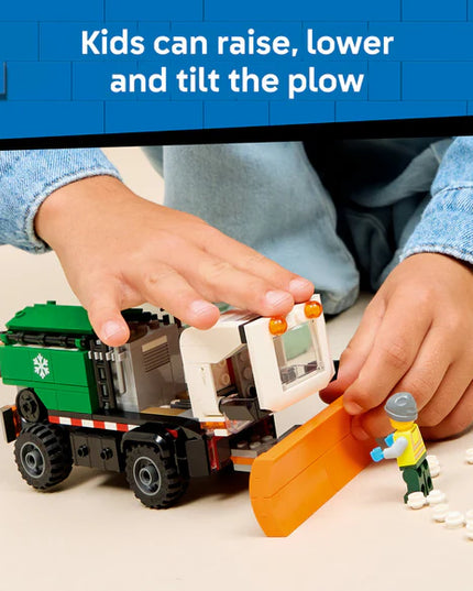 LEGO® City Snowplough Truck Toy Vehicle with Minifigure 60490
