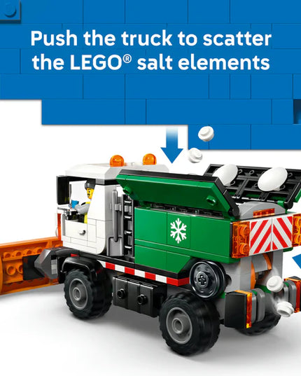LEGO® City Snowplough Truck Toy Vehicle with Minifigure 60490