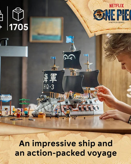 LEGO® ONE PIECE Garp’s Marine Battleship Building Toy 75646