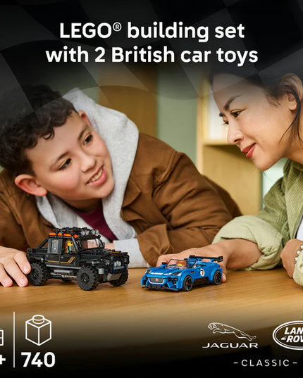 LEGO® Speed Champions Jaguar Project 7 & Land Rover Defender 77264