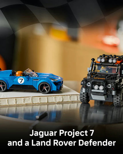 LEGO® Speed Champions Jaguar Project 7 & Land Rover Defender 77264