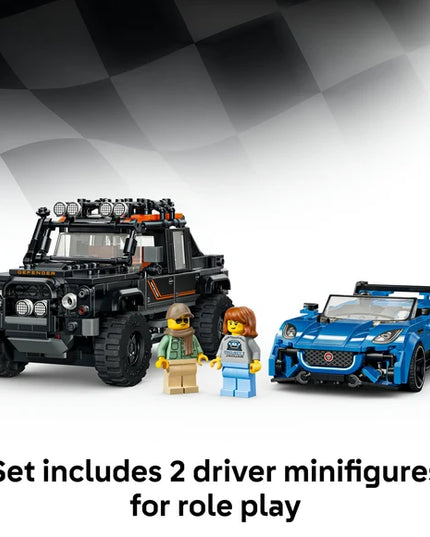 LEGO® Speed Champions Jaguar Project 7 & Land Rover Defender 77264