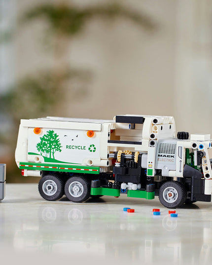 LEGO® Technic™ Mack LR Electric Garbage Truck Vehicle Toy 42167