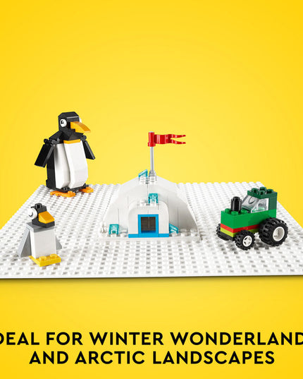 LEGO® Classic White Baseplate Building Kit 11026