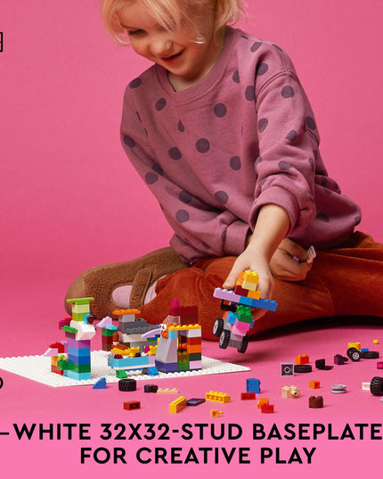 LEGO® Classic White Baseplate Building Kit 11026