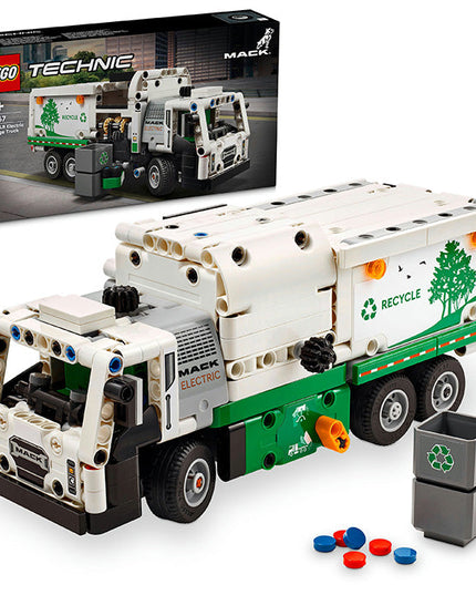 LEGO® Technic™ Mack LR Electric Garbage Truck Vehicle Toy 42167